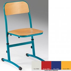 Lot de 2 chaises réglables appui sur table NF Rose T3 à T6 coloris stock