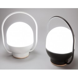 Lampe portable rechargeable Take Away blanche