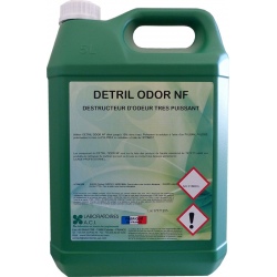 Destructeur d'odeur ultra puissant Detril Odor NF à diluer 5L