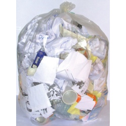 Sacs poubelle 110L transparents renforcés 30 microns (le carton de 200)
