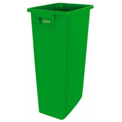 Collecteur recyclage vert 80 L pour station de tri sélectif en recyclé