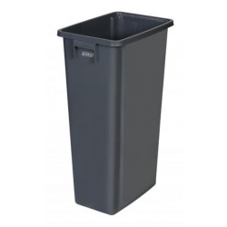 Collecteur recyclage gris 80 L pour station de tri sélectif en recyclé