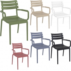 Lot de 24 fauteuils empilables polypropylène Paris