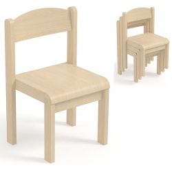 Chaise maternelle bois Zoé T2 ou T3
