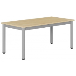 Tables 4 pieds Joséphine 120x60 cm mélaminé T1 à T3