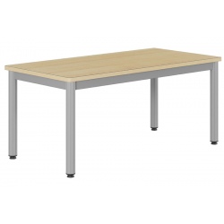 Tables 4 pieds Joséphine 120x60 cm stratifié chant alaisé bois T1 à T3