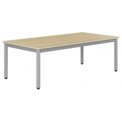 Tables 4 pieds Joséphine 160x80 cm stratifié chant alaisé bois T1 à T3