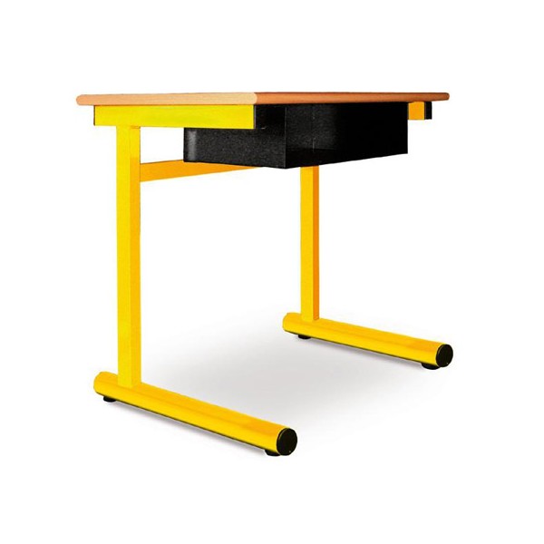 Table à dégagement latéral Alice réglable mélaminé 70x50 cm T4 à T6