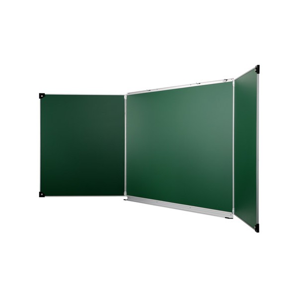 Tableau d'écriture vert triptyque 120x150 cm NF Education