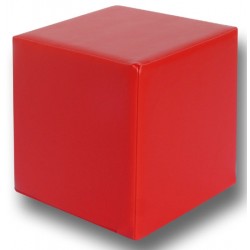 Pouf cubique 40x40 cm assise H40 cm