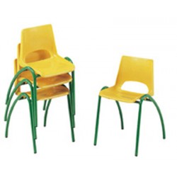 Chaise coque maternelle empilable NF éducation M3 T0 à T3 autres coloris