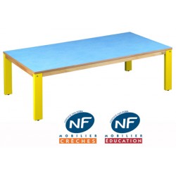 Table bois NF Pioupiou 160x80 cm TC à T3
