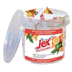 Lot de 100 doses 20 ml nettoyantes surodorantes agrumes Jex Professionnel