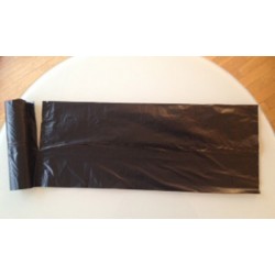 Carton de 8 rlx de 25 sacs poubelles eco 130L 32 microns noir